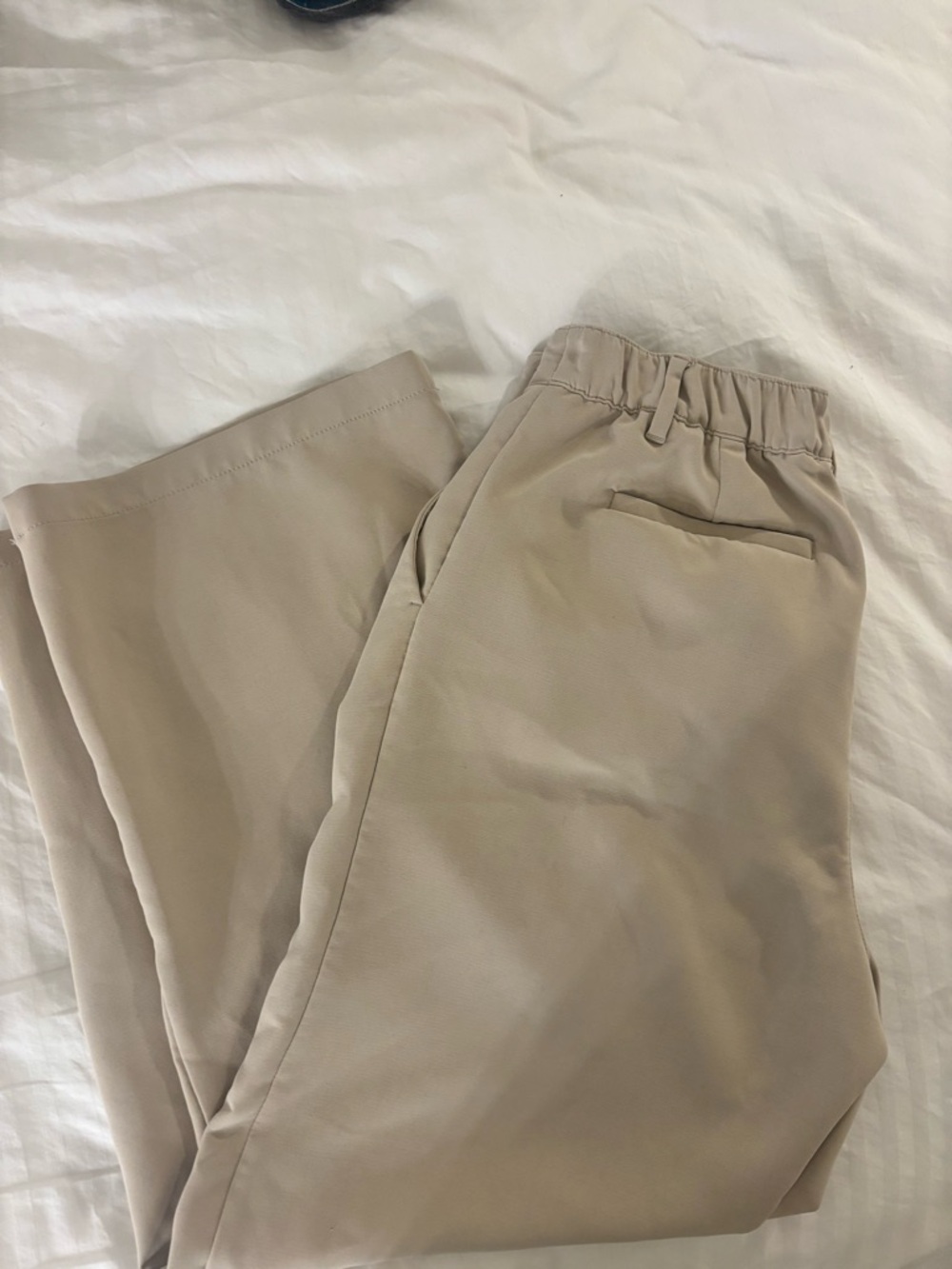 GAP Easy Wide Leg Trouser Pants - Tan Color